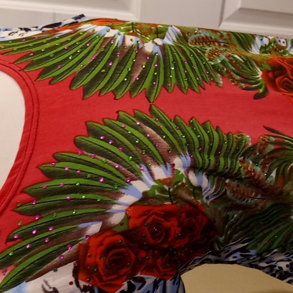 Rose Rhinestone Top - Picture 2 of 6